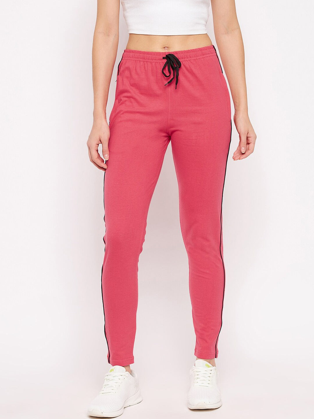 Buy online Blue Cotton Track Pants from bottom wear for Women by Moonaah  for ₹799 at 61% off | 2024 Limeroad.com